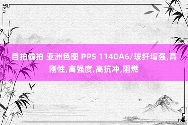 自拍偷拍 亚洲色图 PPS 1140A6/玻纤增强，高刚性，高强度，高抗冲，阻燃