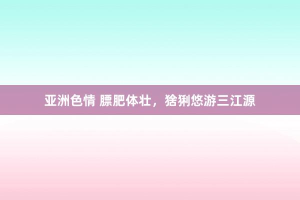 亚洲色情 膘肥体壮，猞猁悠游三江源