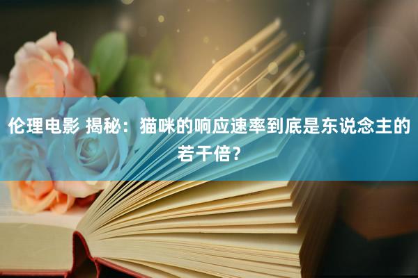 伦理电影 揭秘：猫咪的响应速率到底是东说念主的若干倍？
