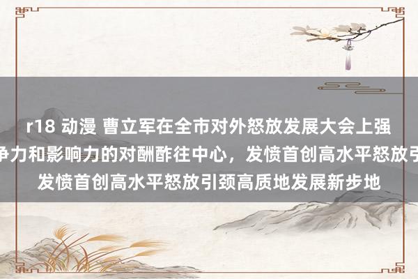 r18 动漫 曹立军在全市对外怒放发展大会上强调：加速打造更具竞争力和影响力的对酬酢往中心，发愤首创高水平怒放引颈高质地发展新步地